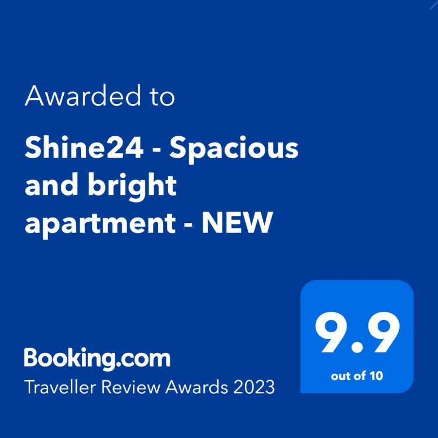 Shine24 - Spacious And Bright Apartment - New Újvidék Kültér fotó